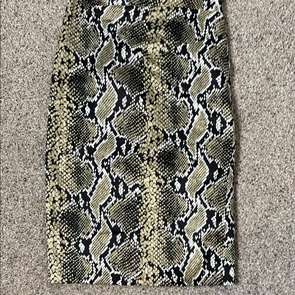 Karen Miller Snakeskin Print Sleeveless Dress Size 6 - Picture 5 of 14